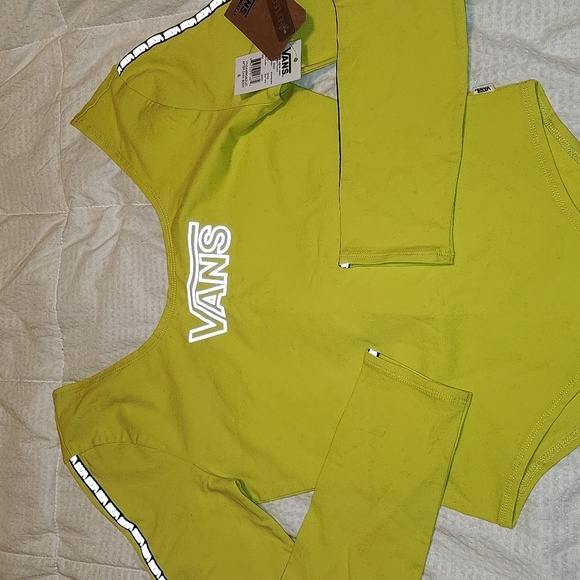Vans After Dark Bodysuit in neon green with the tag - Picture 7 of 12